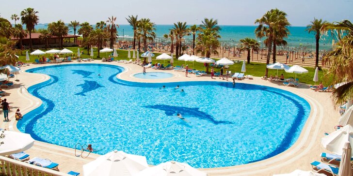 Dovolená v Turecku: 7 nocí v 5* hotelu Cesars Side s bazény, ultra all inclusive, dopravou