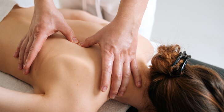 30–85 min. relaxu: částečná či celotělová zdravotní masáž a rašelinový zábal