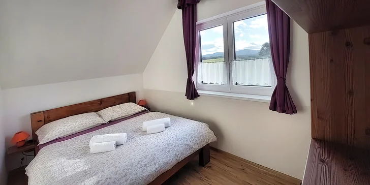 Dovolená v Novohradských horách: pobyt v apartmánu pro 2, 3 nebo 4 osoby