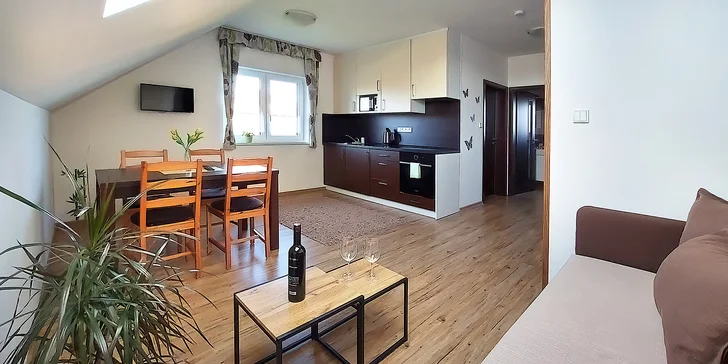 Dovolená v Novohradských horách: pobyt v apartmánu pro 2, 3 nebo 4 osoby