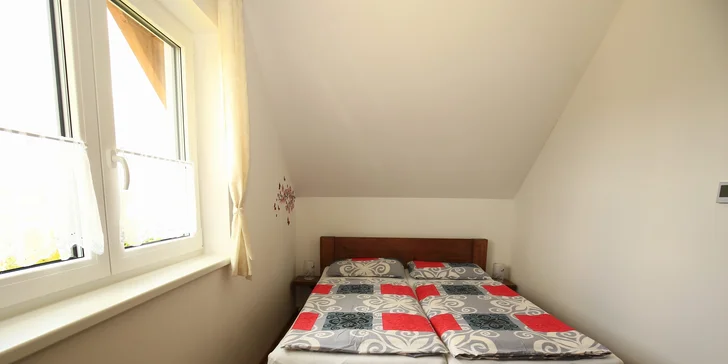 Dovolená v Novohradských horách: pobyt v apartmánu pro 2, 3 nebo 4 osoby
