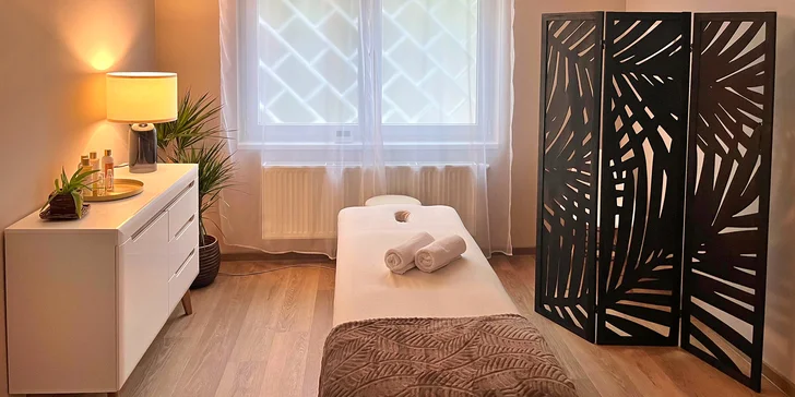30–90 min. relaxu: klasická masáž zad i manuální lifting obličeje