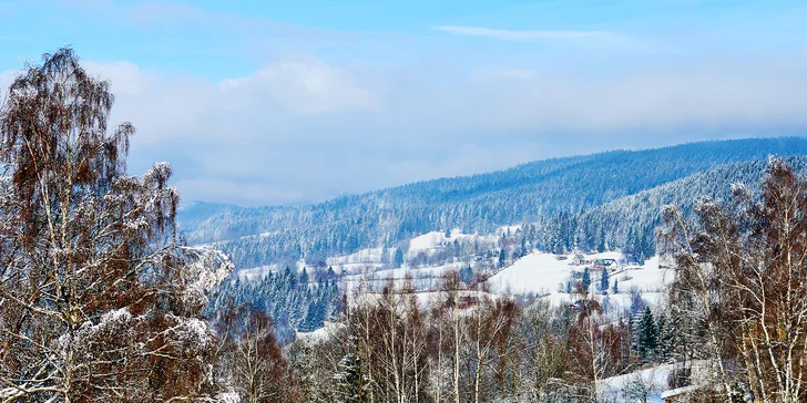 Na túry i lyže na Benecko v Krkonoších: ubytování až pro 6 osob s polopenzí
