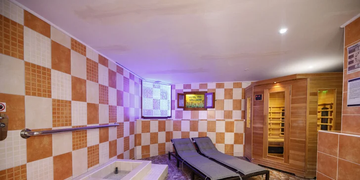 Hotel ve Vrchlabí se stravou i denním vstupem do privátního wellness