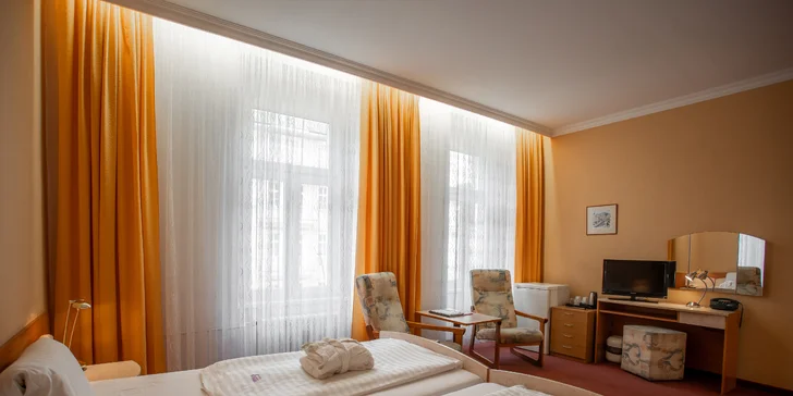 Relaxační pobyt v Karlových Varech: jídlo, wellness i procedury