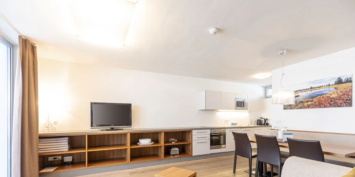 Rakouské Alpy: komfortní apartmány i neomezený vstup do wellness