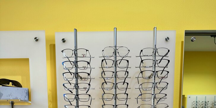 Brýlové obruby v hodnotě 1000 Kč a 30% sleva na skla