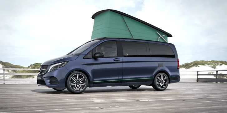 Voucher až na 20 000 Kč na pronájem obytného vozu Mercedes-Benz