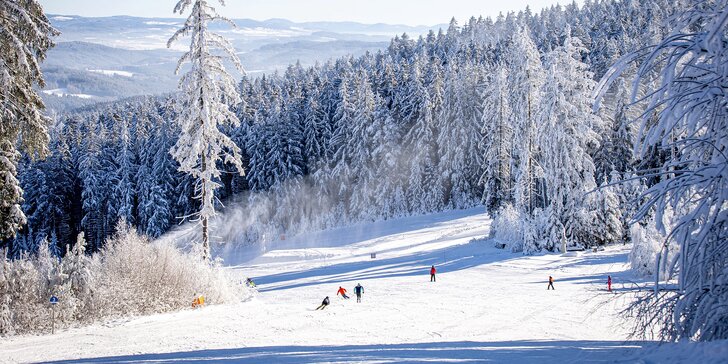 1denní nebo 2denní skipas do Skiareálu Lipno pro jednotlivce i rodiny s dětmi: hlavní i top sezóna