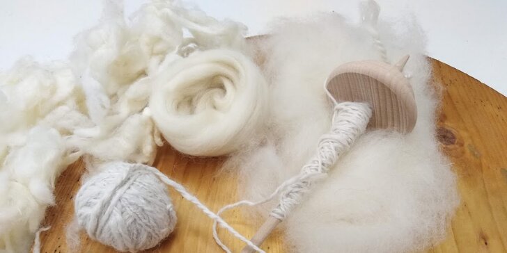 Pro milovníky pletení: kurz zpracování vlny i předení na vřetánku pro 1–2 os.