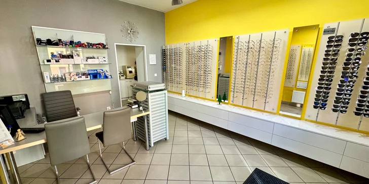 Brýlové obruby v hodnotě 1000 Kč a 30% sleva na skla