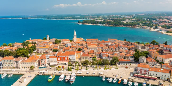 Dovolená v Poreči: 4* hotel 100 metrů od pláže, all inclusive, bazény a animační program