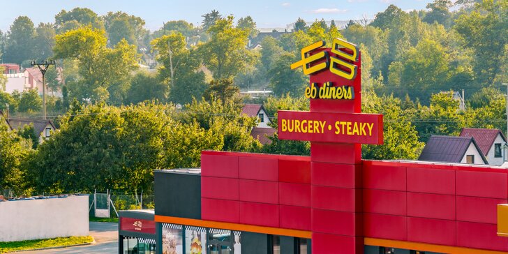 Až 1 000 Kč na cokoliv v americkém dineru EB: burgery, sendviče, steaky