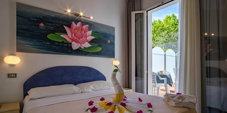 Dovolená v italském Rimini: hotel u moře, s polopenzí, bazénem a vířivkou