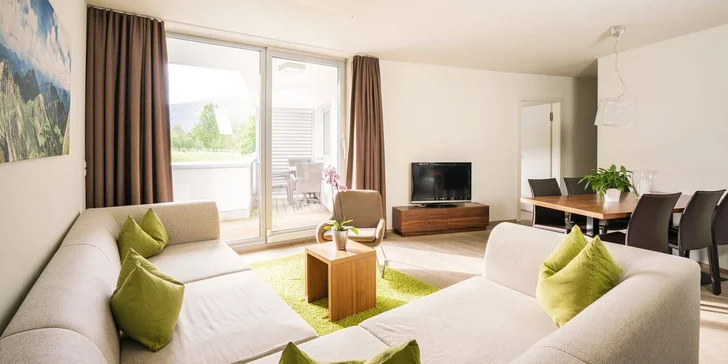 Rakouské Alpy: komfortní apartmány i neomezený vstup do wellness