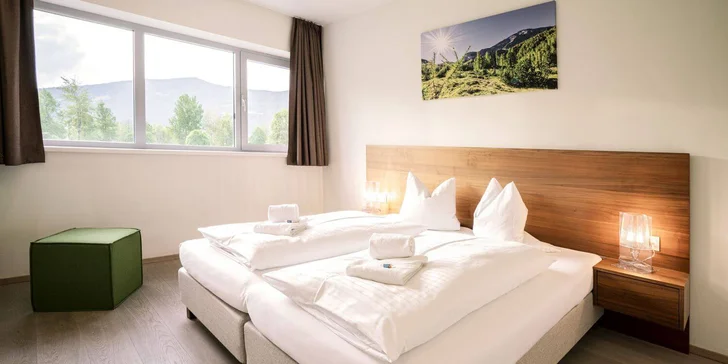 Rakouské Alpy: komfortní apartmány i neomezený vstup do wellness
