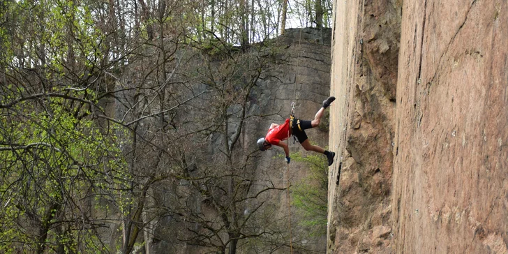 Adrenalin ve vašich rukou: rope jumping ze Sekané skály pro 1 i 2 dobrodruhy