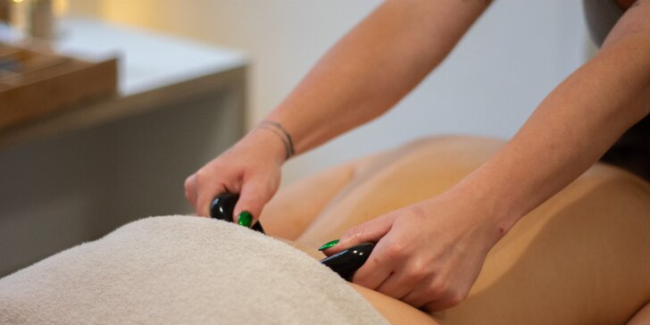 60min. párová masáž dle výběru s lázní na nohy: relaxační, lávové kameny nebo aromaterapie