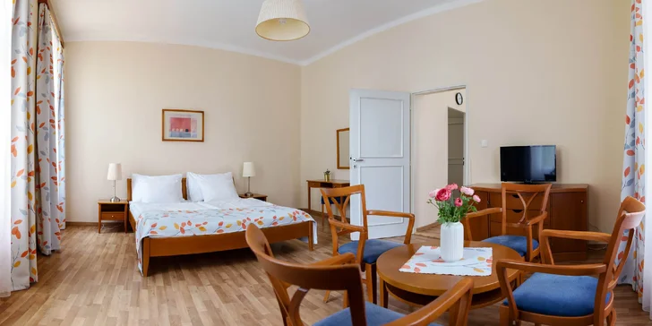 Královské Vinohrady až pro 5 osob: moderní apartmán s kuchyňkou a snídaně