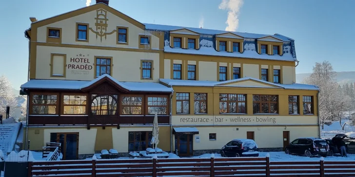 Za krásami Jeseníků: pobyt s polopenzí a neomezeným vstupem do wellness
