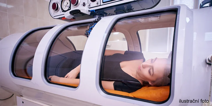 Hyperbarická oxygenoterapie: pobyt v kyslíkové komoře vč. permanentky