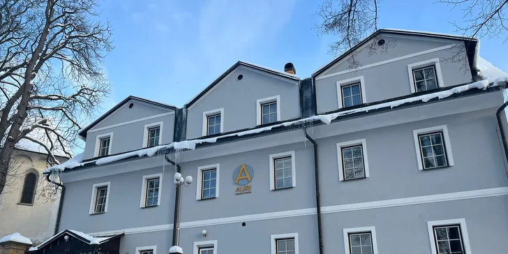 Pobyt v Krkonoších s polopenzí i wellness a slevou na skipas