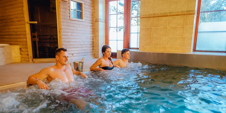 Pobyt v Liptovském Jánu s polopenzí, wellness i pronájmem tenisového kurtu