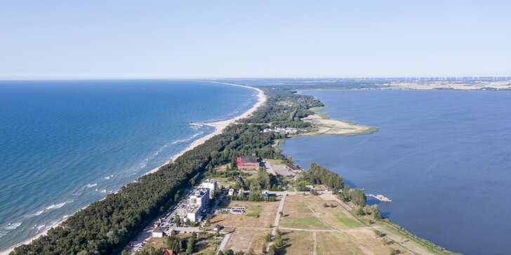 Rodinná dovolená u Baltu a jezera Jamno: polopenze, wellness a super zázemí pro děti