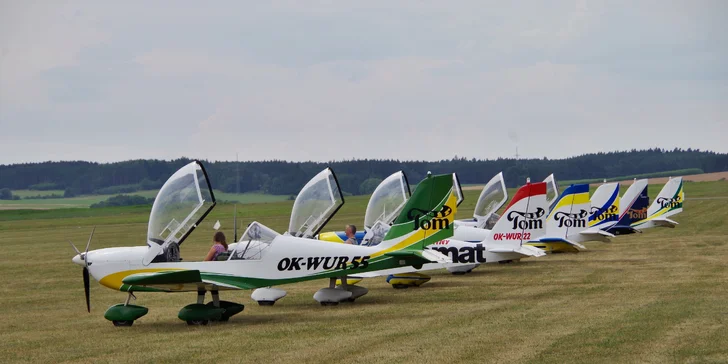 Staňte se na chvíli pilotem: až 40 min. řízení sportovního letounu