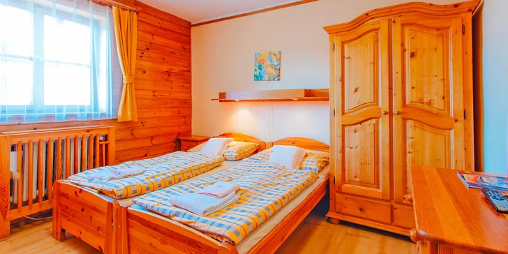 Pobyt v Liptovském Jánu s polopenzí, wellness i pronájmem tenisového kurtu