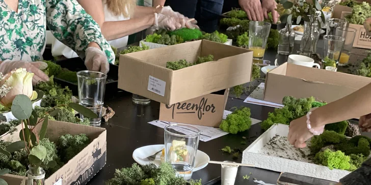 Workshop v květinářství Carmen Flora: pro děti i dospěláky, možnost letního kurzu s grilováním