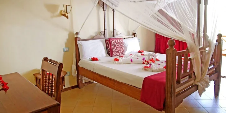 Zanzibar: 4* resort Jaz Adonia Beach Resort, all inclusive a přímý let