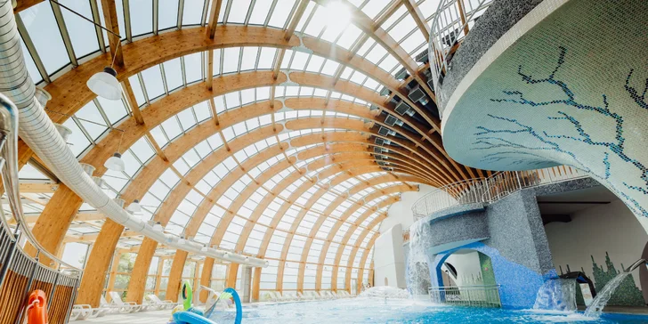 Wellness pobyt v polských Krkonoších: polopenze a denně vstup do aquaparku se saunami