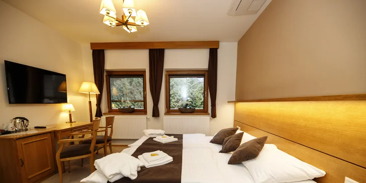 Pobyt se snídaní či polopenzí i neomezeným wellness v nejlépe hodnoceném hotelu na Strakonicku
