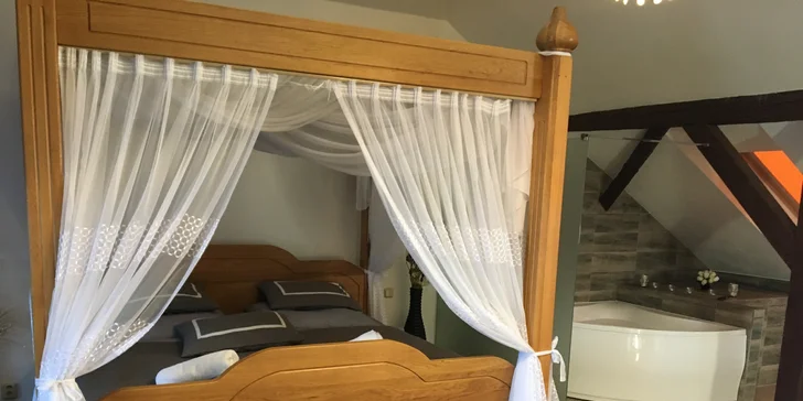 Pobyt se stravováním a hodinou privátního wellness ve středních Čechách