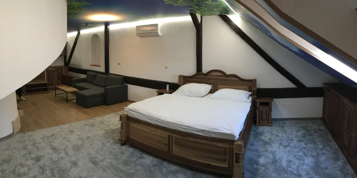 Pobyt se stravováním a hodinou privátního wellness ve středních Čechách