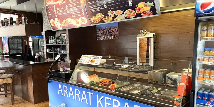 Kebab: döner, dürüm nebo talíř s hranolky pro 1 osobu