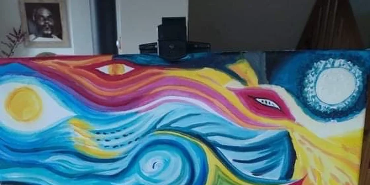 Kurz intuitivního malování v páru vč. pomůcek a seznámení s technikou