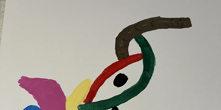 Kurz intuitivního malování v páru vč. pomůcek a seznámení s technikou
