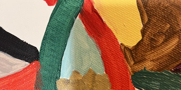 Kurz intuitivního malování v páru vč. pomůcek a seznámení s technikou