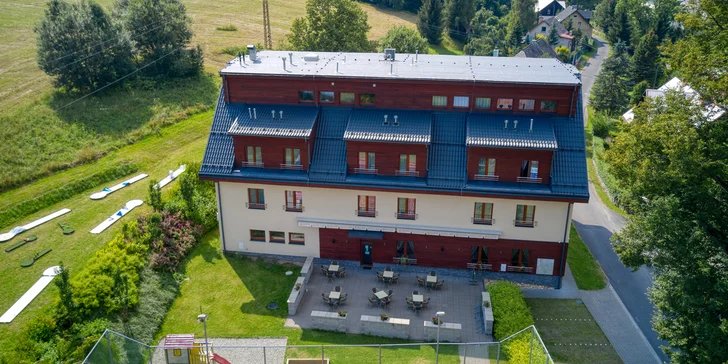 Krásy Jeseníků: pobyt se snídaní, wellness a 50% slevou na děti do 11,9 let