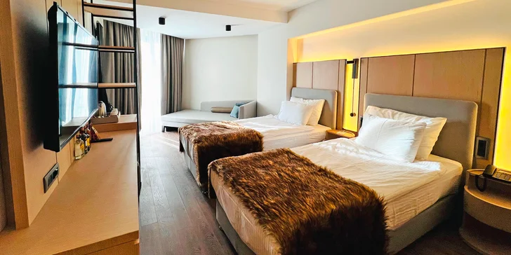 Na lyže do Turecka: 5* hotel Megasaray Mount Erciyes s wellness, jídlo, letenka a bodový skipas