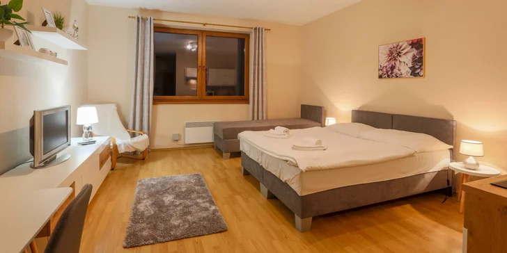 Aktivní dovolená pro celou rodinu: apartmány, snídaně i 1 + 1 masáž zdarma, privátní wellness