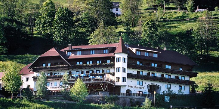 4* hotel v Alpách: polopenze, wellness, first minute sleva i 2 děti zdarma