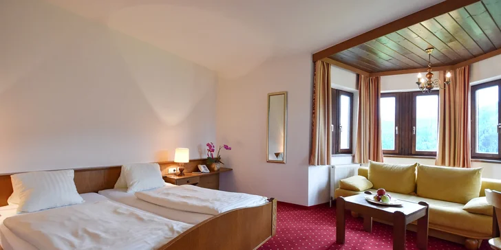 4* hotel v Alpách: polopenze, wellness, sjezdovka u hotelu i 2 děti zdarma
