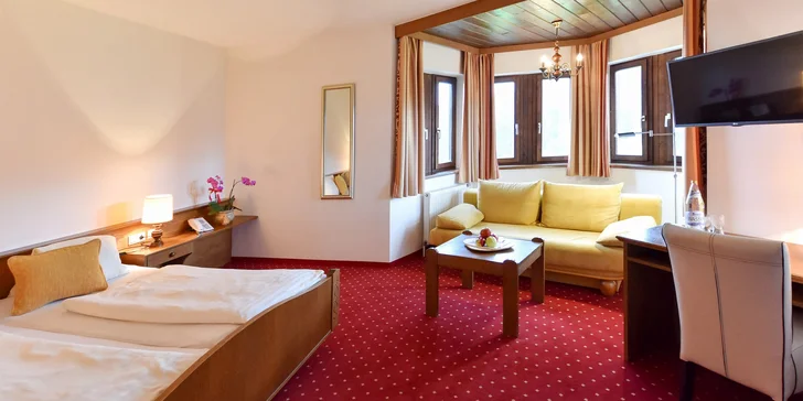 4* hotel v Alpách: polopenze, wellness, sjezdovka u hotelu i 2 děti zdarma
