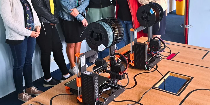 4hodinový workshop 3D tisku vč. výroby přívěsku na klíče pro začátečníky