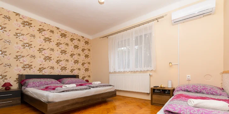 Apartmány až pro 9 osob ve Velkém Mederu s vířivkou, nedaleko koupaliště Thermal Corvinus
