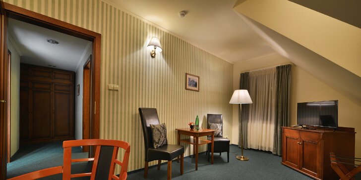4* hotel v klidné části Mariánských Lázní: polopenze, wellness i procedurami