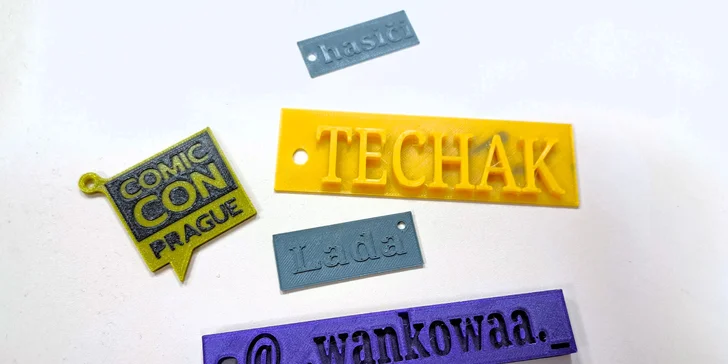 4hodinový workshop 3D tisku vč. výroby přívěsku na klíče pro začátečníky